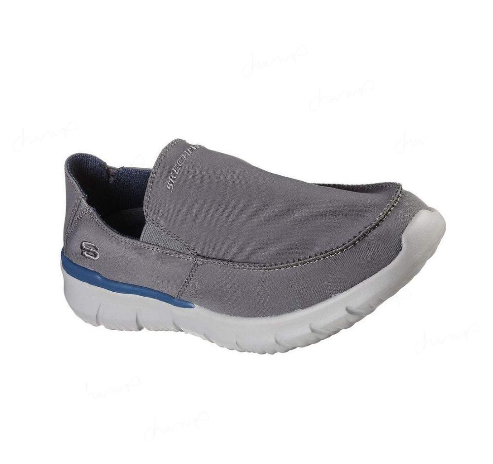 Zapatillas Sin Cordones Skechers Del Retto - Alvert Hombre Gris | T08TB_AR