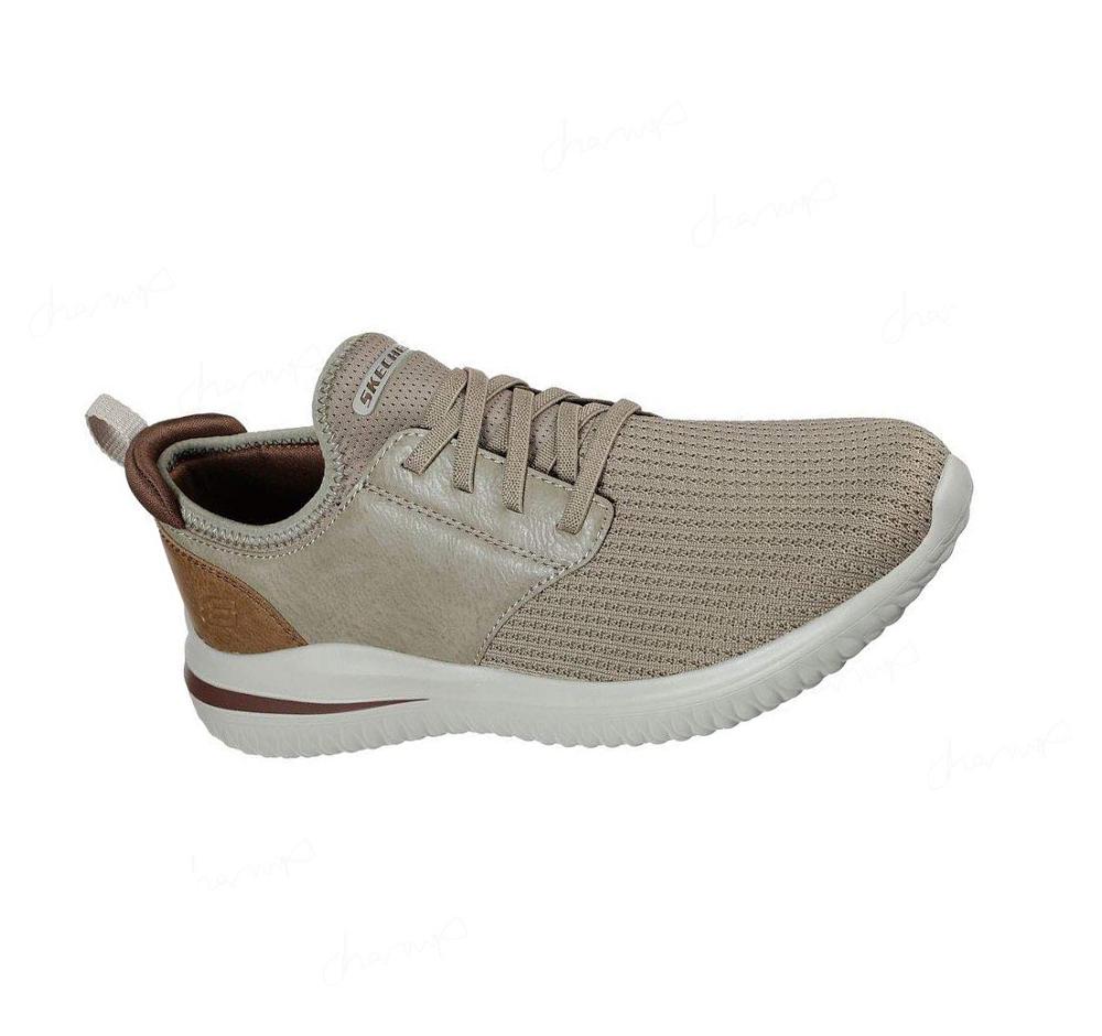 Zapatillas Sin Cordones Skechers Delson 3.0 - Mooney Hombre Marrones | T38TP_AR