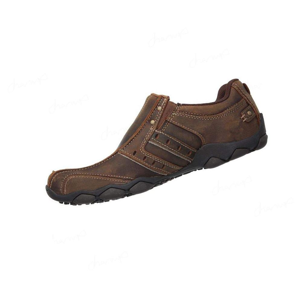 Zapatillas Sin Cordones Skechers Diameter Hombre Marrones | A232R_AR