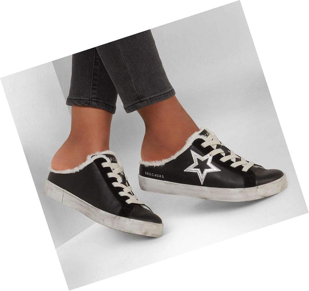 Zapatillas Sin Cordones Skechers Diamond Starz - Wear-Ever Mujer Negras | A6290_AR