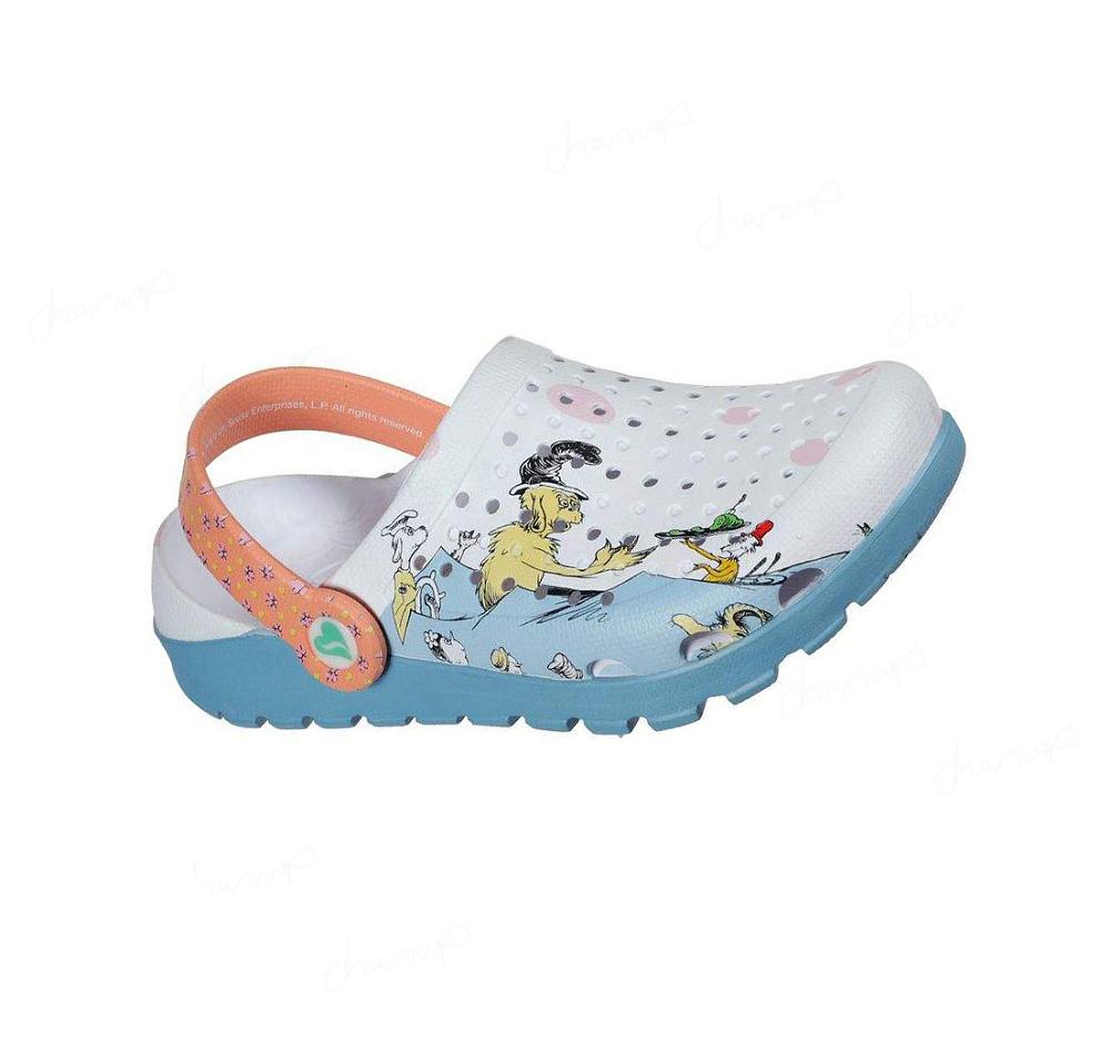 Zapatillas Sin Cordones Skechers Dr. Seuss: GOwalk 5 - Egg On Mujer Blancas Multicolor | T929Q_AR