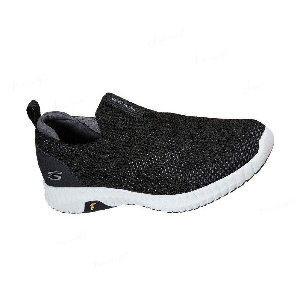 Zapatillas Sin Cordones Skechers Elite Flex Prime Hombre Negras Blancas | A95TD_AR