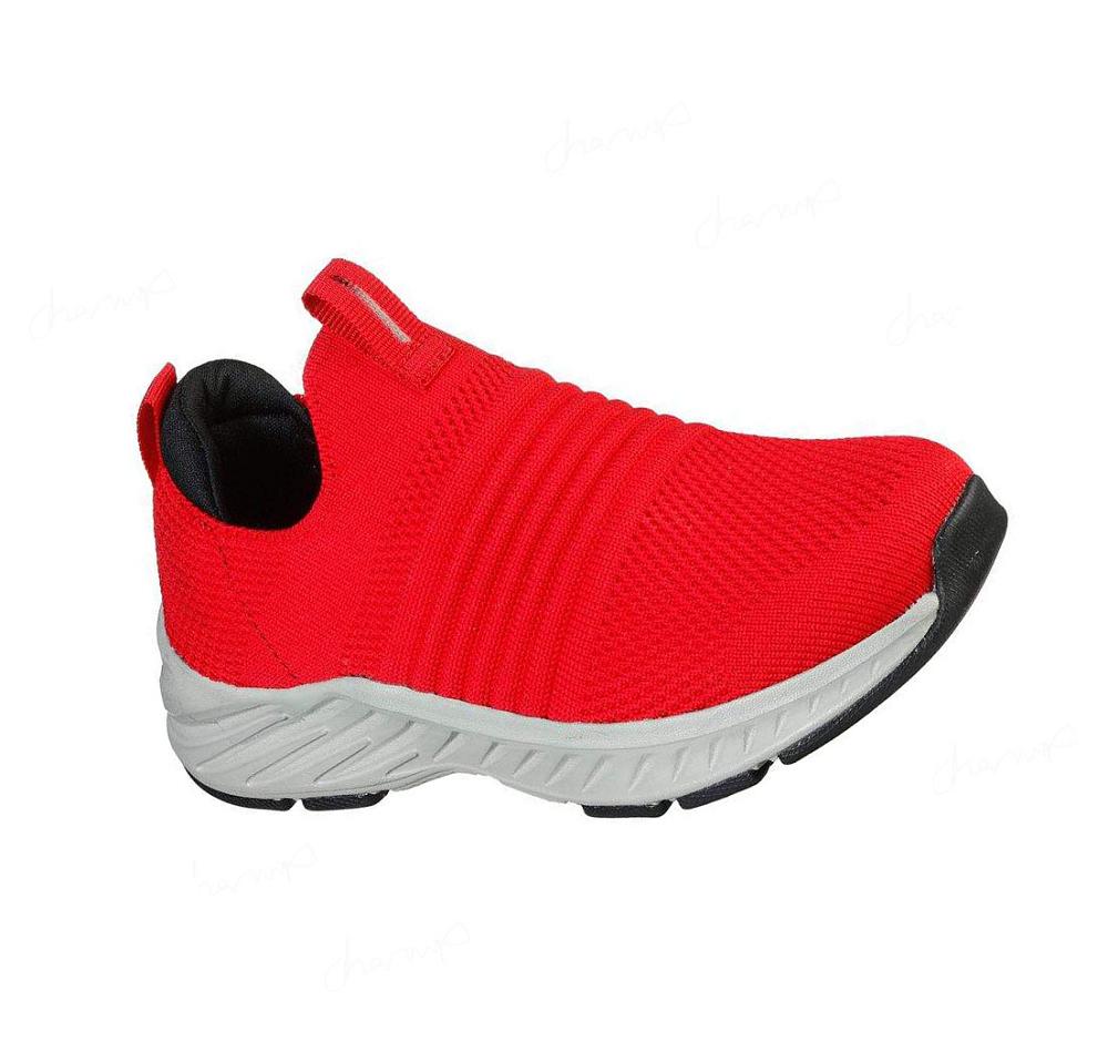 Zapatillas Sin Cordones Skechers Elite Rush - Valow Niño Rojas | T851Q_AR