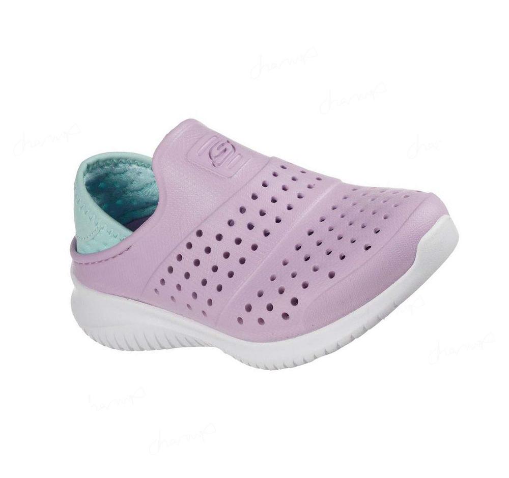 Zapatillas Sin Cordones Skechers Epic Flex Niña Lavanda | 5295D_AR