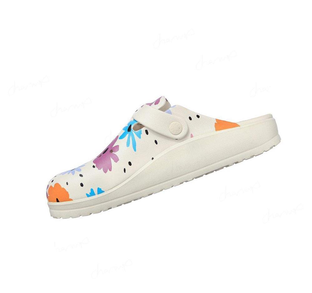 Zapatillas Sin Cordones Skechers Foamies: Cali Breeze 2.0 - Utopia Mujer Blancas Multicolor | 3196A_AR