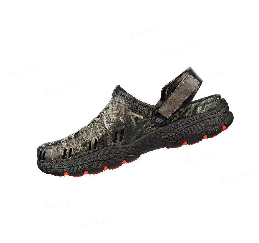 Zapatillas Sin Cordones Skechers Foamies: Creston Ultra - Fixated Hombre Negras Multicolor | 3868R_AR