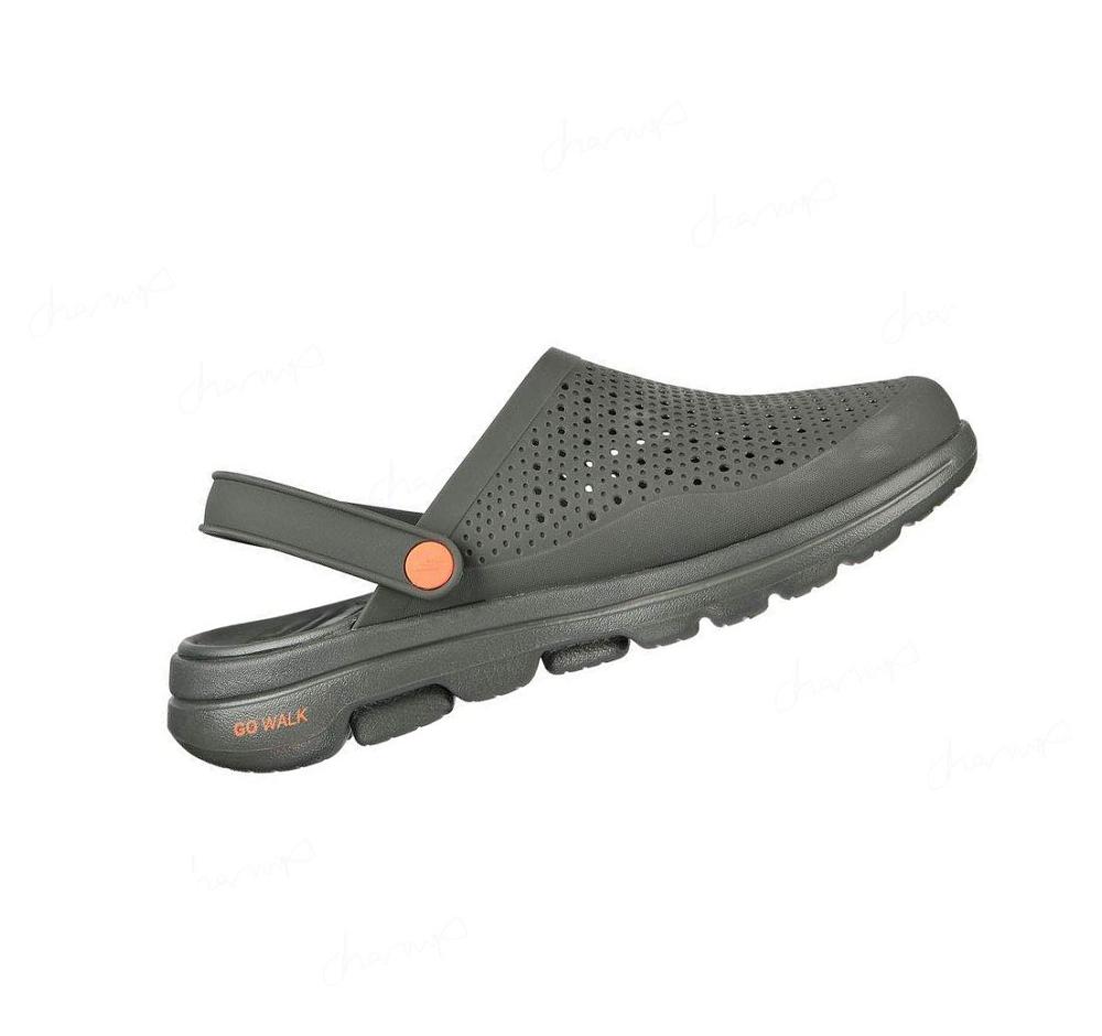 Zapatillas Sin Cordones Skechers Foamies: GO WALK 5 - Past Time Hombre Verde Oliva | 38A3G_AR