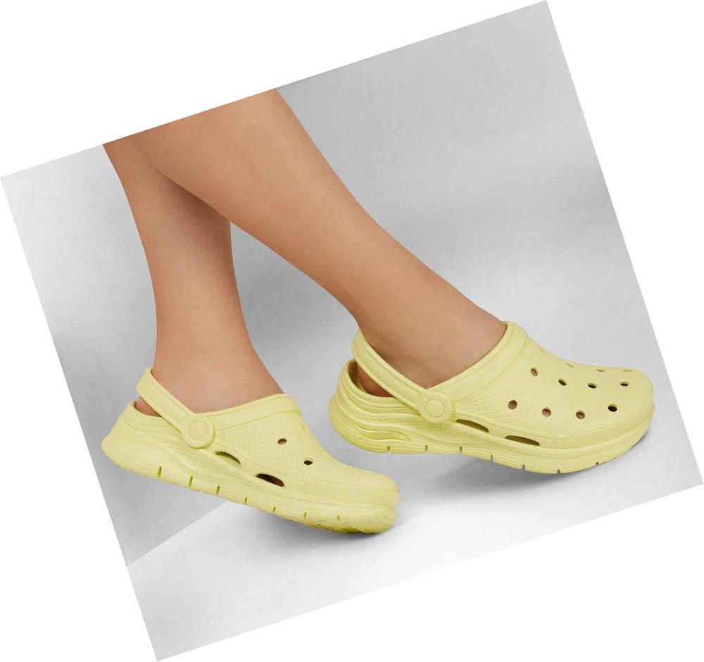 Zapatillas Sin Cordones Skechers Foamies: Arch Fit - It's A Fit Mujer Verde Claro | 535AA_AR