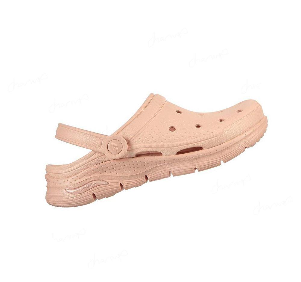 Zapatillas Sin Cordones Skechers Foamies: Arch Fit - It's A Fit Mujer Rosas | 53T9D_AR