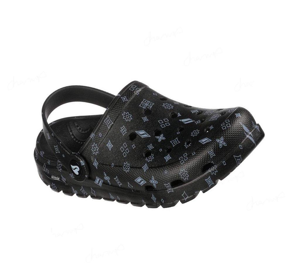 Zapatillas Sin Cordones Skechers Foamies: Arch Fit Footsteps - Main Girl Mujer Negras Blancas | 56T93_AR