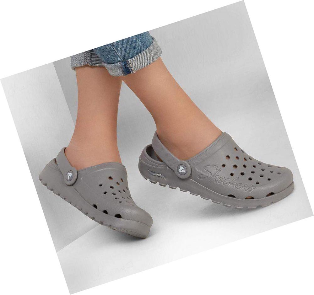 Zapatillas Sin Cordones Skechers Foamies: Arch Fit Footsteps - Pure Joy Mujer Gris | 58T9P_AR