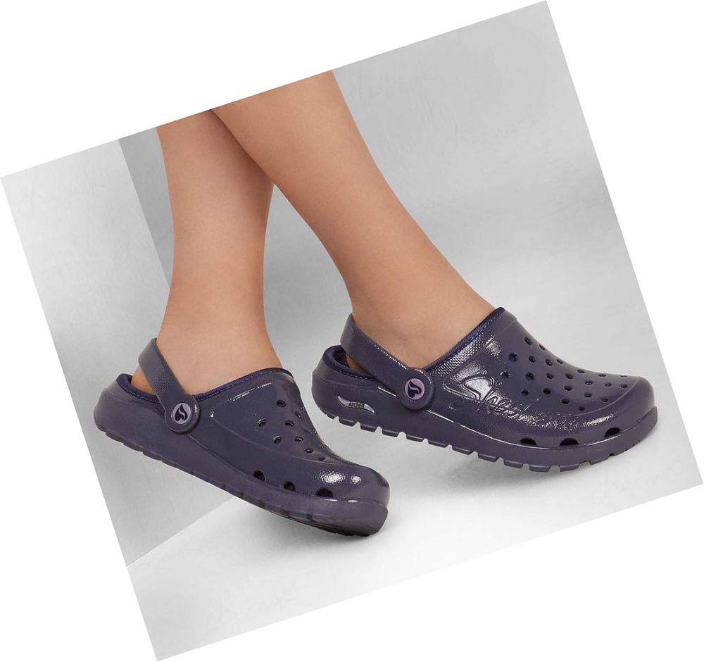 Zapatillas Sin Cordones Skechers Foamies: Arch Fit Forro Footsteps - Cozy Up Mujer Moradas | 5T0AS_AR