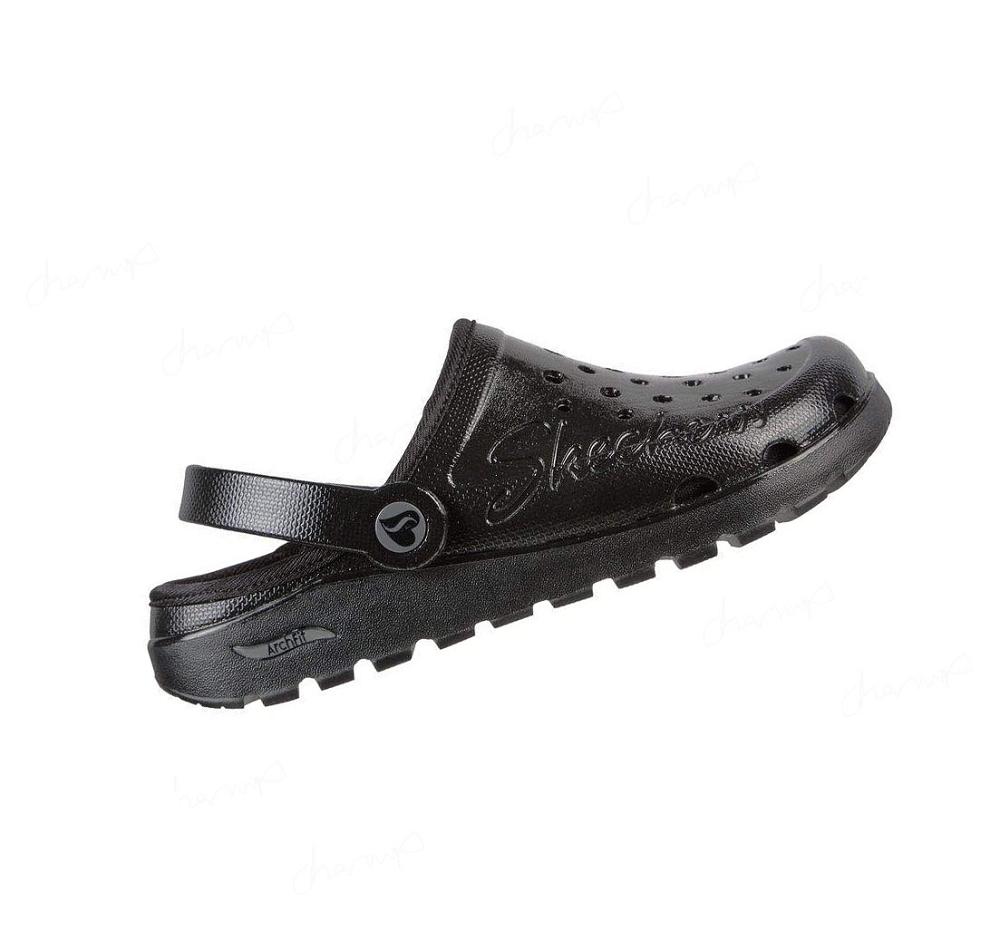 Zapatillas Sin Cordones Skechers Foamies: Arch Fit Forro Footsteps - Cozy Up Mujer Negras | 5T5AL_AR