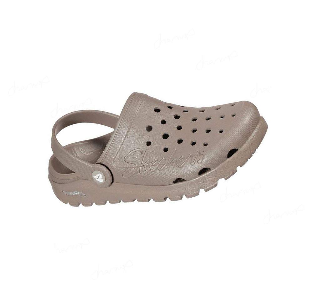 Zapatillas Sin Cordones Skechers Foamies: Arch Fit Footsteps - Pure Joy Mujer Gris Marrones | 5TT9A_AR