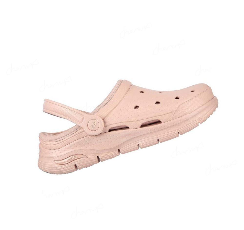 Zapatillas Sin Cordones Skechers Foamies: Arch Fit Forro - Cuddle Life Mujer Moradas | 605AB_AR