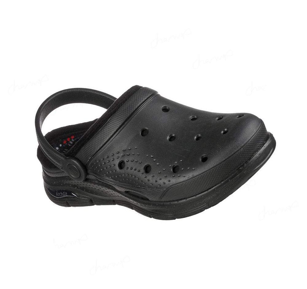 Zapatillas Sin Cordones Skechers Foamies: Arch Fit Forro - Cozy Gal Mujer Negras | 61T9D_AR