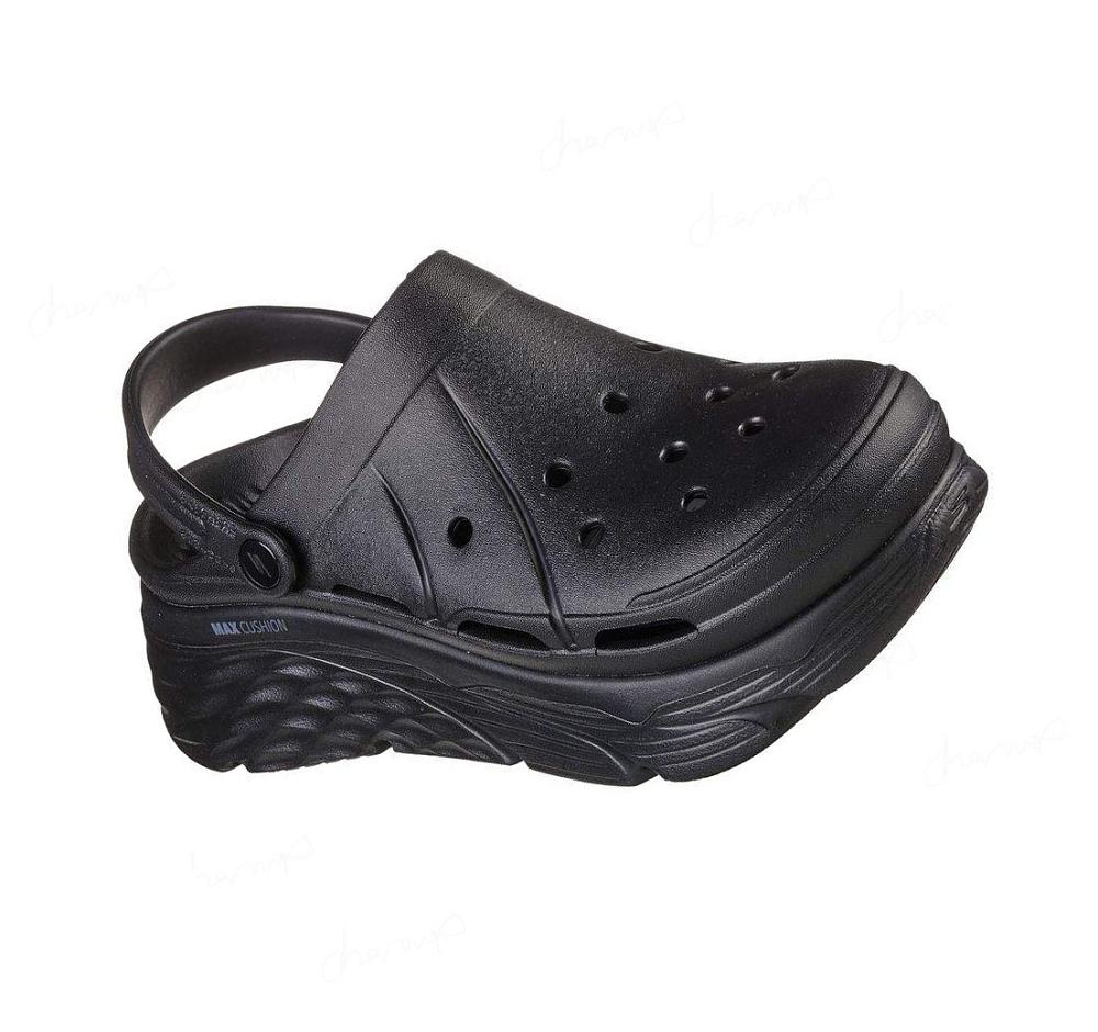 Zapatillas Sin Cordones Skechers Foamies: Max Cushioning - High Tide Mujer Negras | 8029G_AR