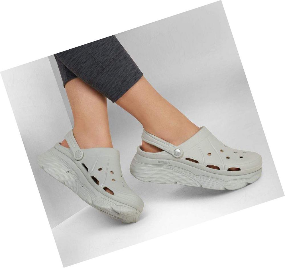 Zapatillas Sin Cordones Skechers Foamies: Max Cushioning - High Tide Mujer Gris | 805AR_AR