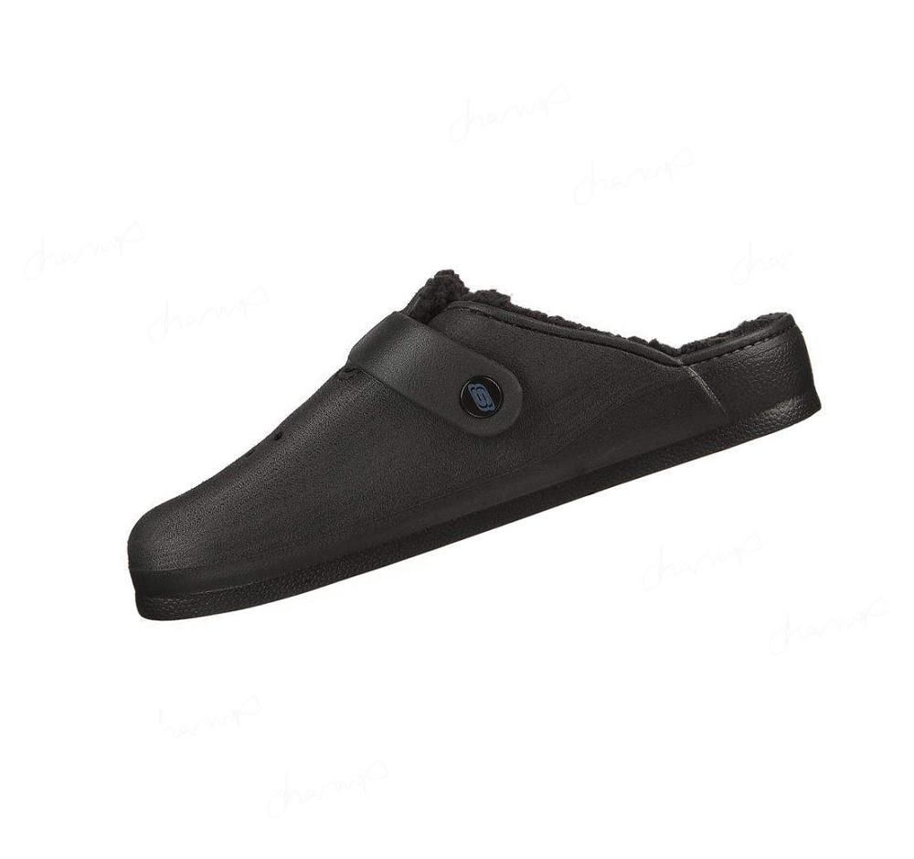 Zapatillas Sin Cordones Skechers Foamies: Cali Surf Forro Hombre Negras | A018L_AR