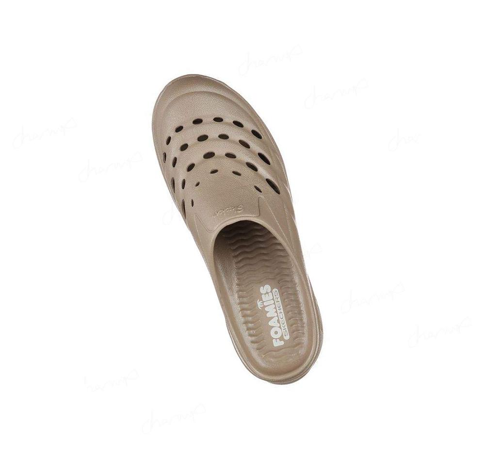 Zapatillas Sin Cordones Skechers Foamies: Commute Time - Essential Mujer Gris Marrones | A021E_AR