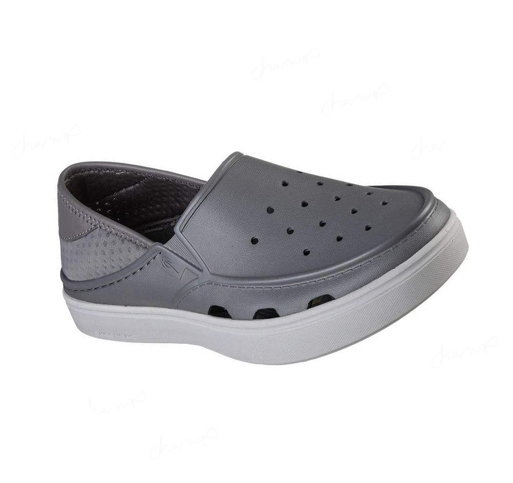 Zapatillas Sin Cordones Skechers Foamies: Vista - Crossroads Hombre Gris | A05T0_AR