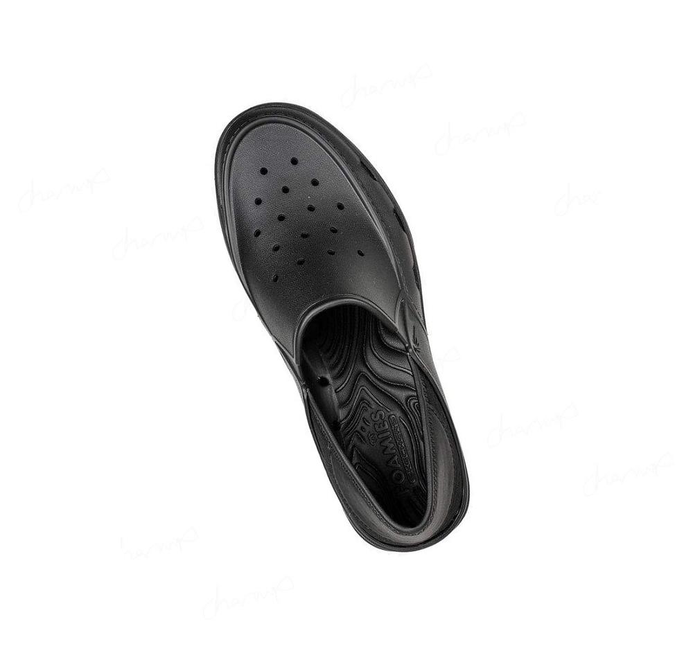 Zapatillas Sin Cordones Skechers Foamies: Vista - Crossroads Hombre Negras | A0680_AR