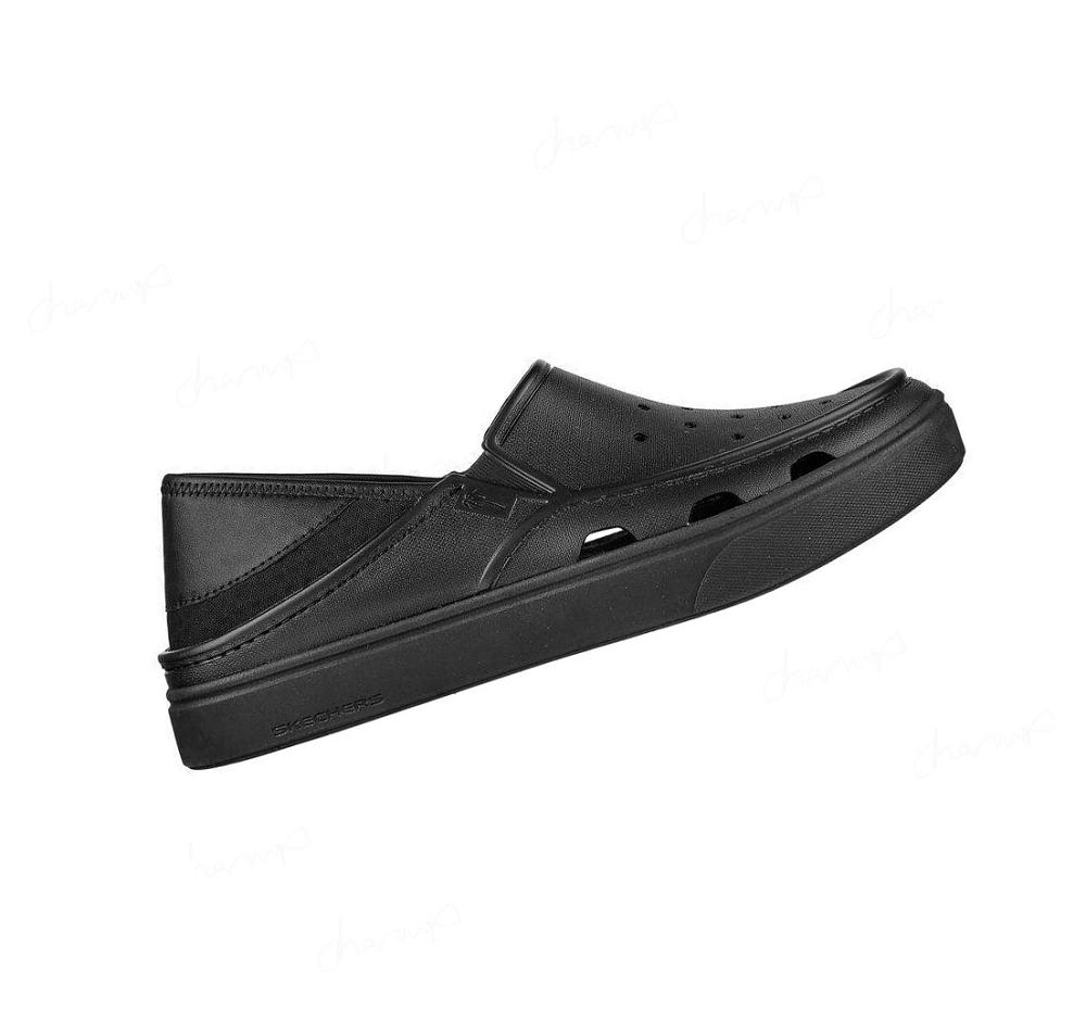 Zapatillas Sin Cordones Skechers Foamies: Vista - Crossroads Hombre Negras | A0680_AR