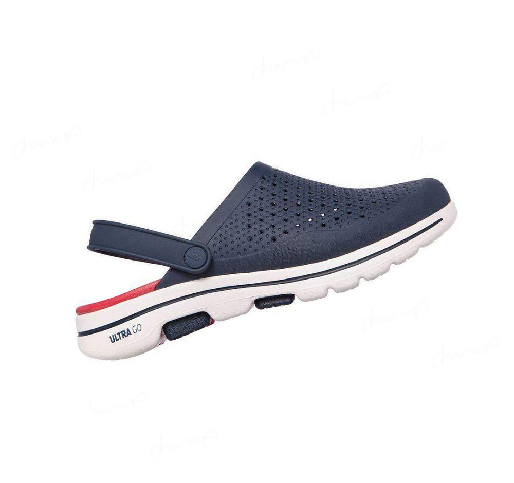 Zapatillas Sin Cordones Skechers Foamies: GOwalk 5 - Astonished Hombre Azul Marino Rojas | A082A_AR