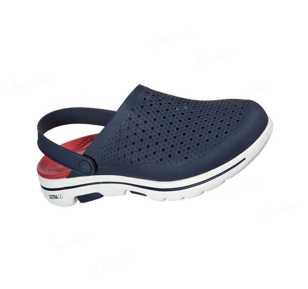 Zapatillas Sin Cordones Skechers Foamies: GOwalk 5 - Astonished Hombre Azul Marino Rojas | A082A_AR