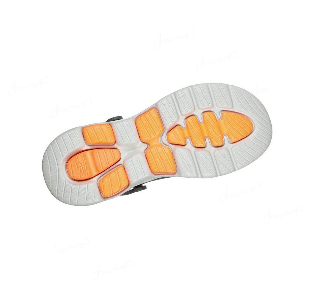 Zapatillas Sin Cordones Skechers Foamies: GOwalk 5 - Astonished Hombre Gris Naranjas | A0933_AR