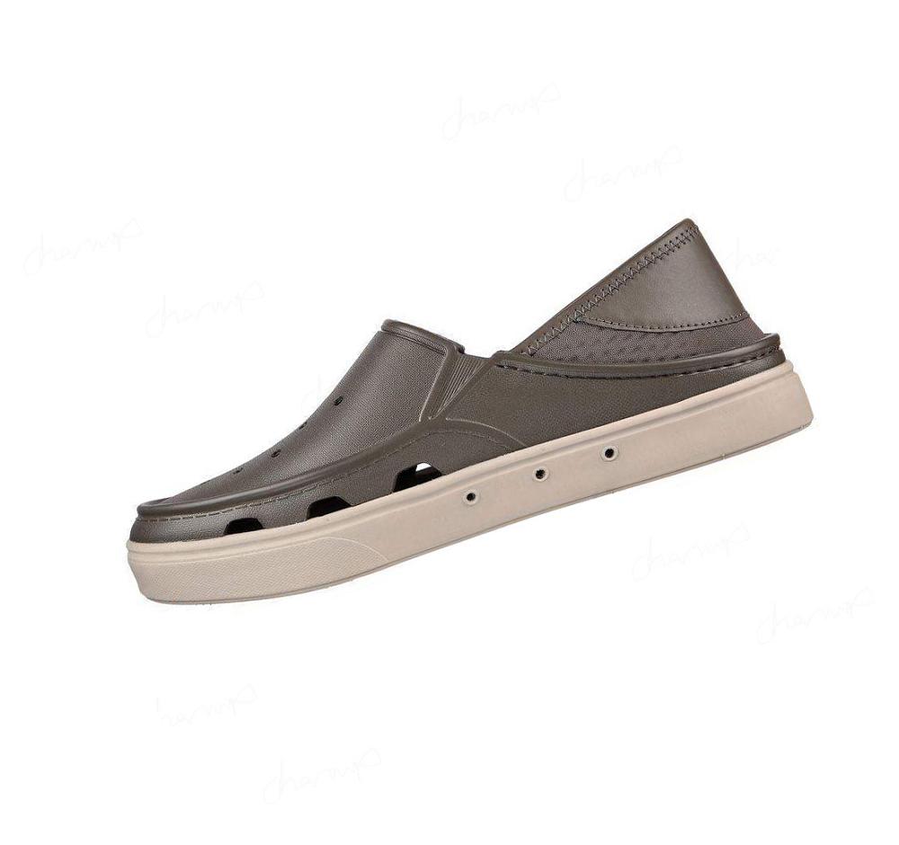 Zapatillas Sin Cordones Skechers Foamies: Vista - Crossroads Hombre Kaki | A0A38_AR