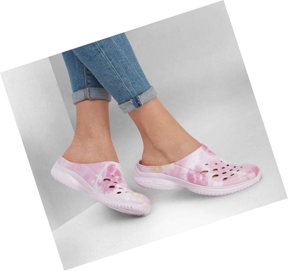 Zapatillas Sin Cordones Skechers Foamies: Commute Time - Dream Wanderer Mujer Rosas | A0A65_AR