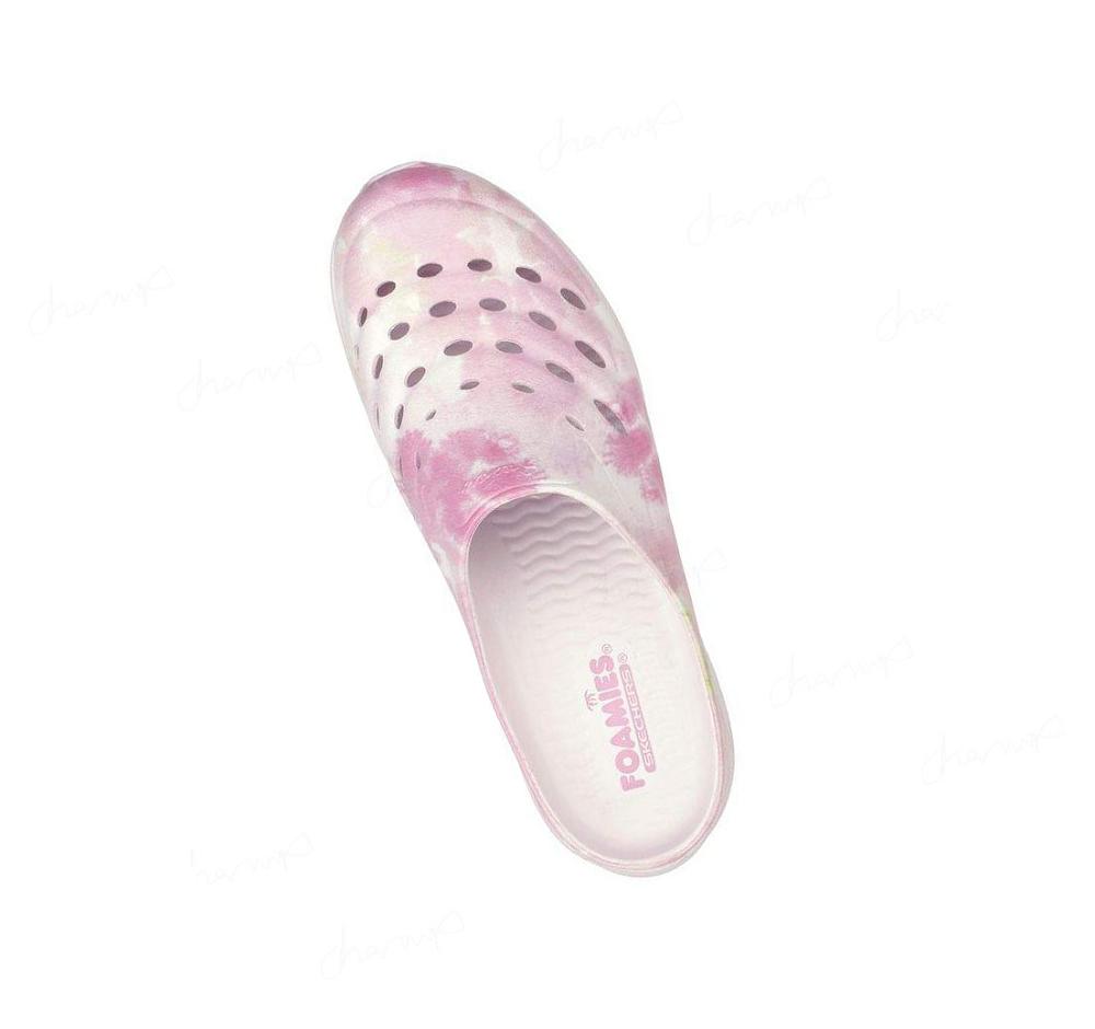 Zapatillas Sin Cordones Skechers Foamies: Commute Time - Dream Wanderer Mujer Rosas | A0A65_AR