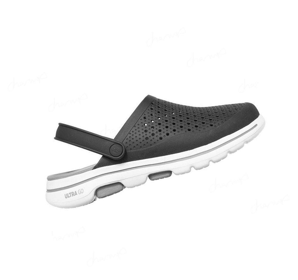 Zapatillas Sin Cordones Skechers Foamies: GOwalk 5 - Astonished Hombre Negras Gris | A10TQ_AR