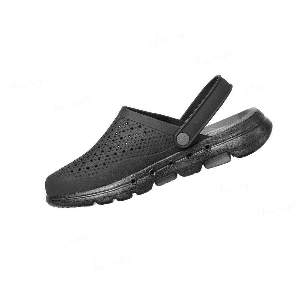 Zapatillas Sin Cordones Skechers Foamies: GOwalk 5 - Astonished Hombre Negras Gris | A118S_AR