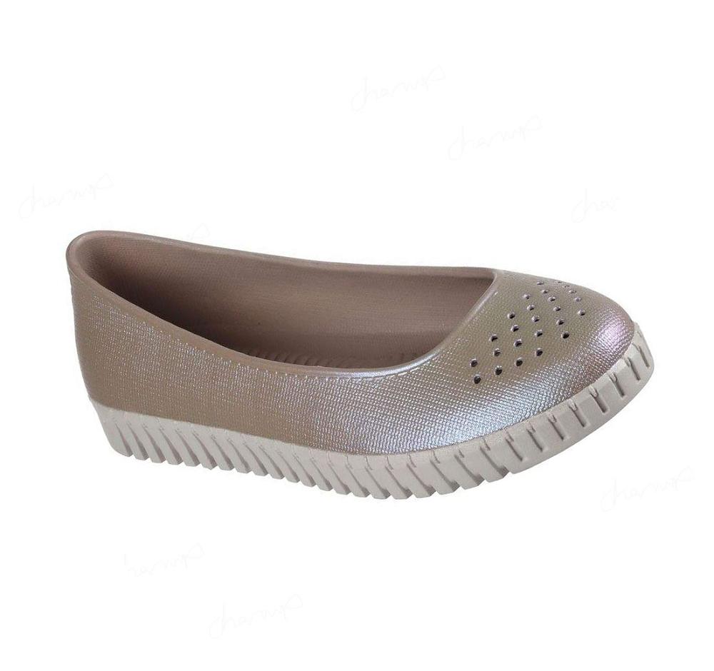 Zapatillas Sin Cordones Skechers Foamies: Sepulveda Blvd - Sweet Shimmer Mujer Gris Marrones | A3T10_AR