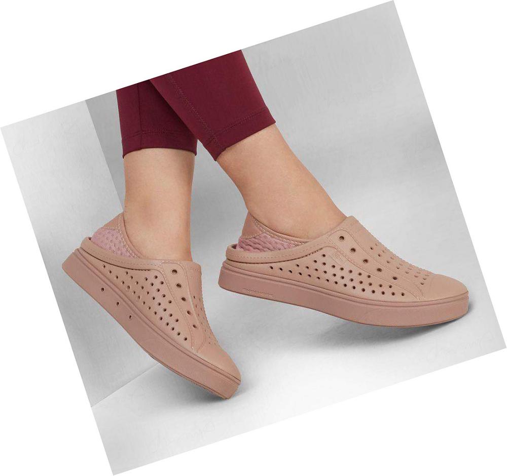 Zapatillas Sin Cordones Skechers Foamies: Vista - Cal Dreaming Mujer Rosas | A521Q_AR