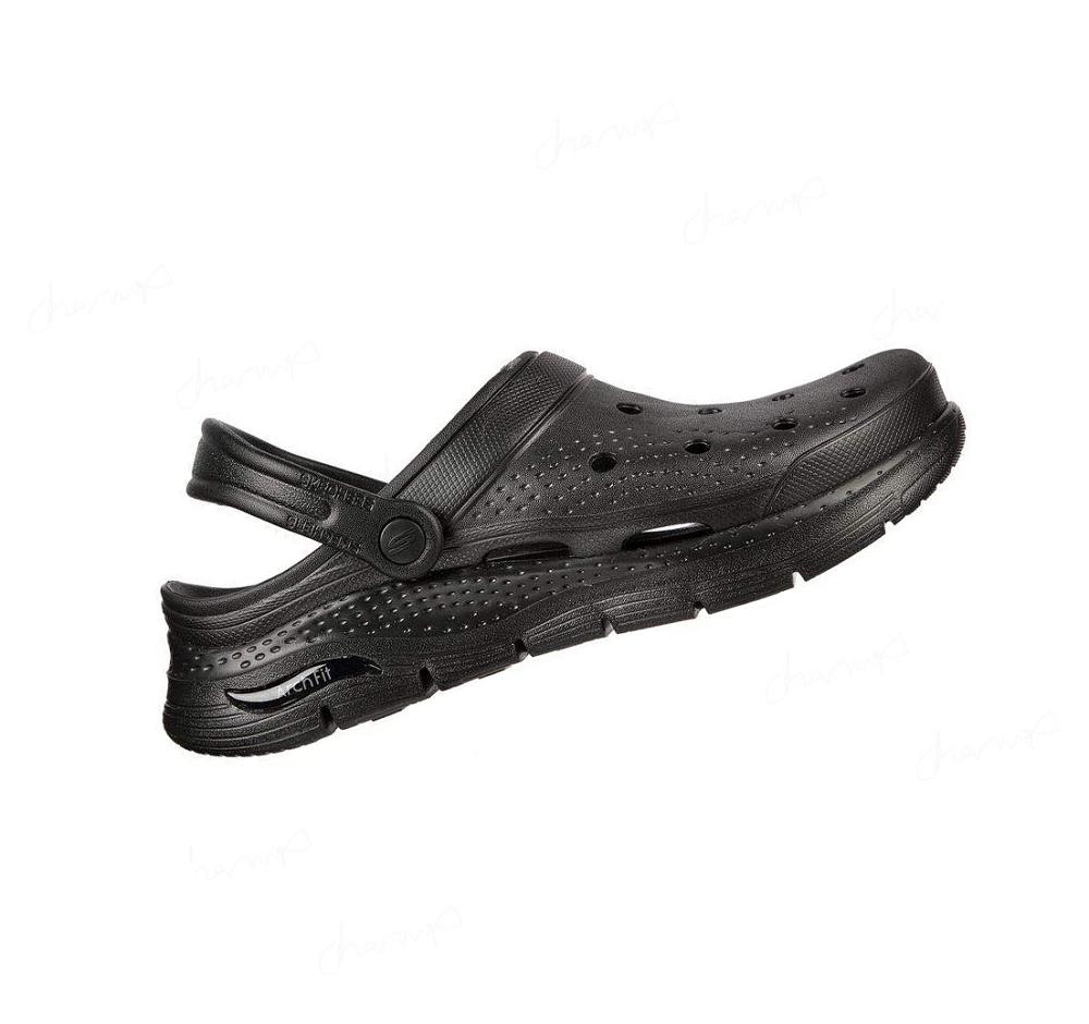 Zapatillas Sin Cordones Skechers Foamies: Arch Fit - Valiant Hombre Negras | A882R_AR