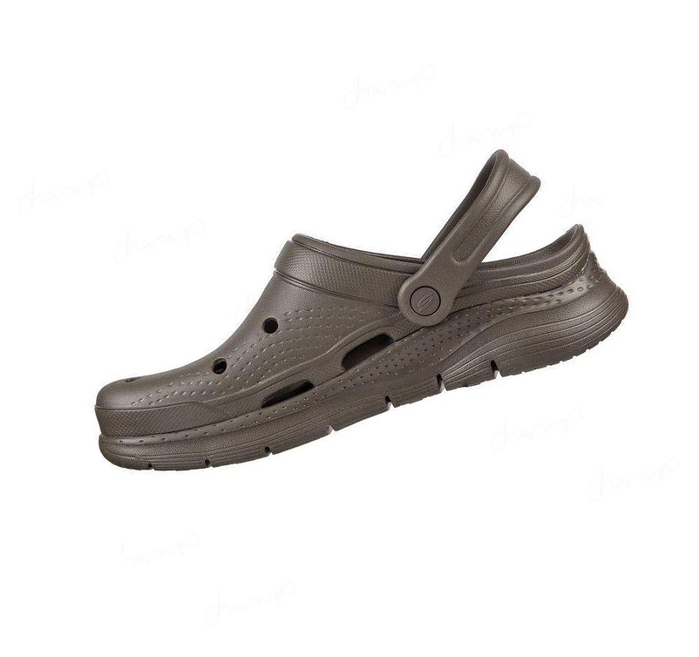 Zapatillas Sin Cordones Skechers Foamies: Arch Fit - Valiant Hombre Kaki | A8A3A_AR