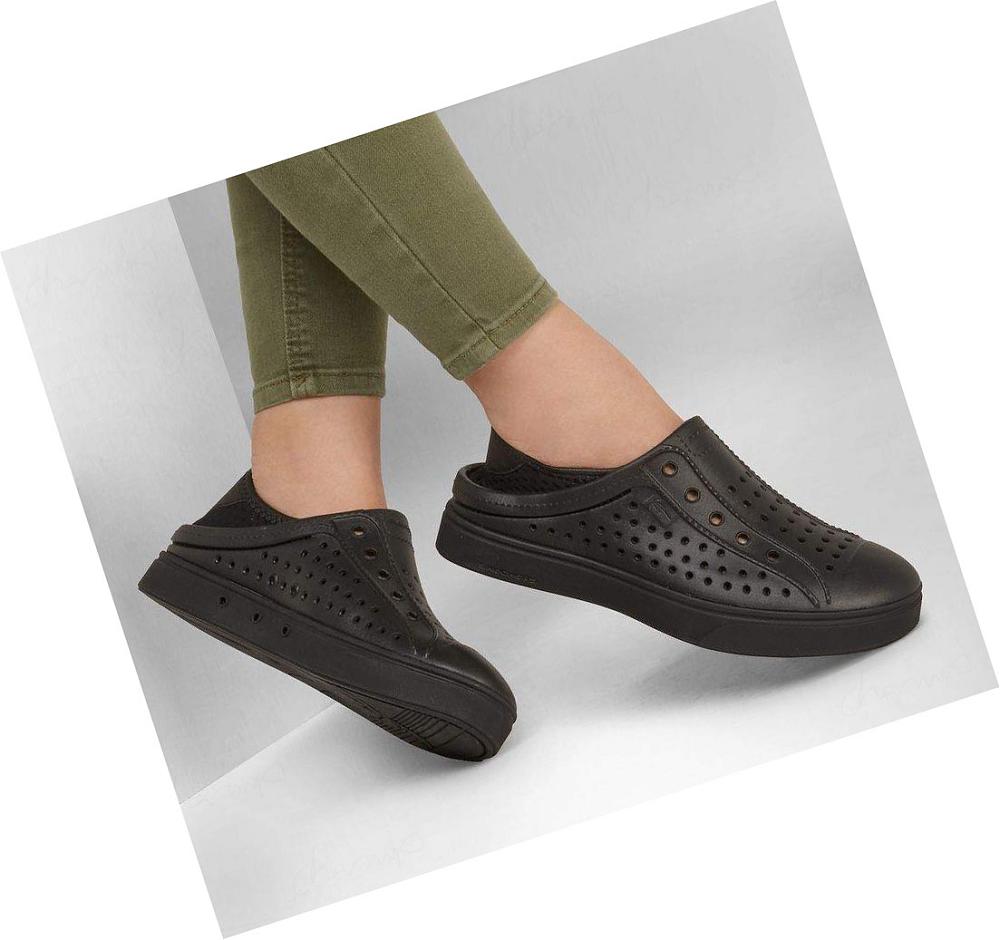 Zapatillas Sin Cordones Skechers Foamies: Vista - Cal Dreaming Mujer Negras | AA21P_AR