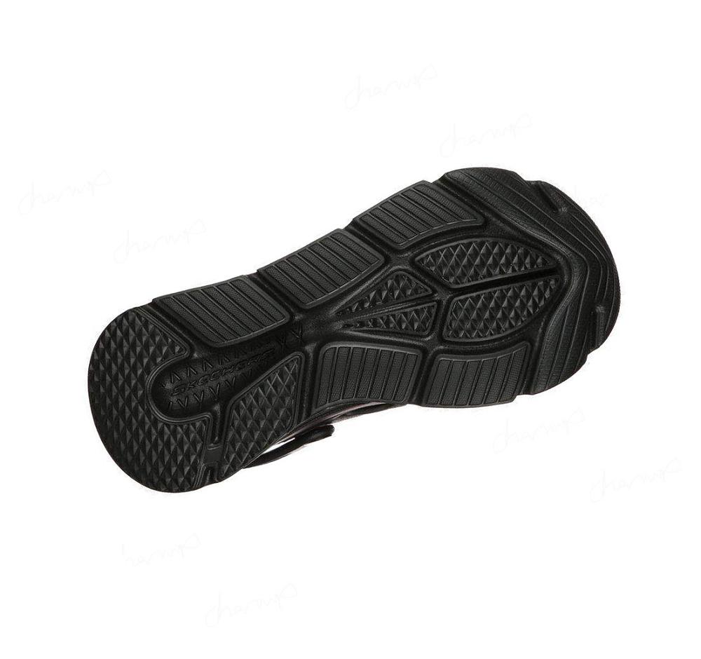 Zapatillas Sin Cordones Skechers Foamies: Max Cushioning Forro - Tiger Eye Mujer Negras | I0A6L_AR