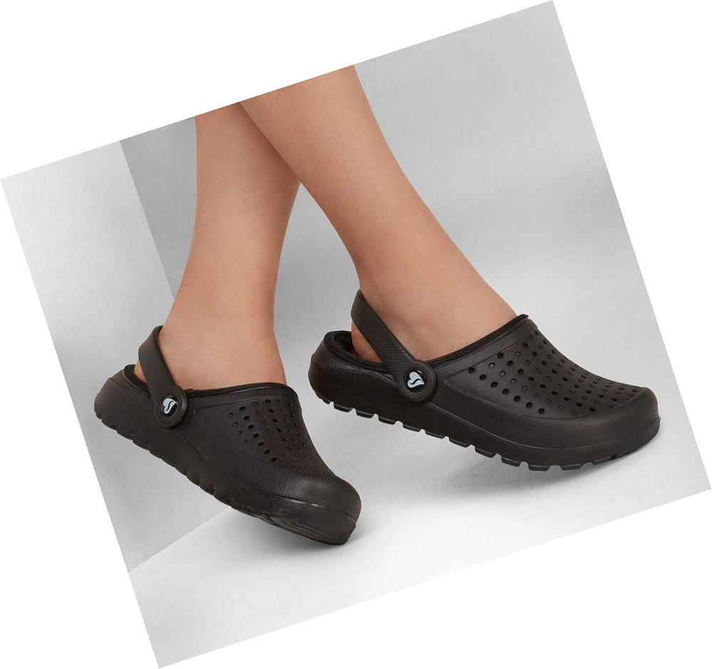 Zapatillas Sin Cordones Skechers Foamies: Footsteps Mujer Negras | I321G_AR