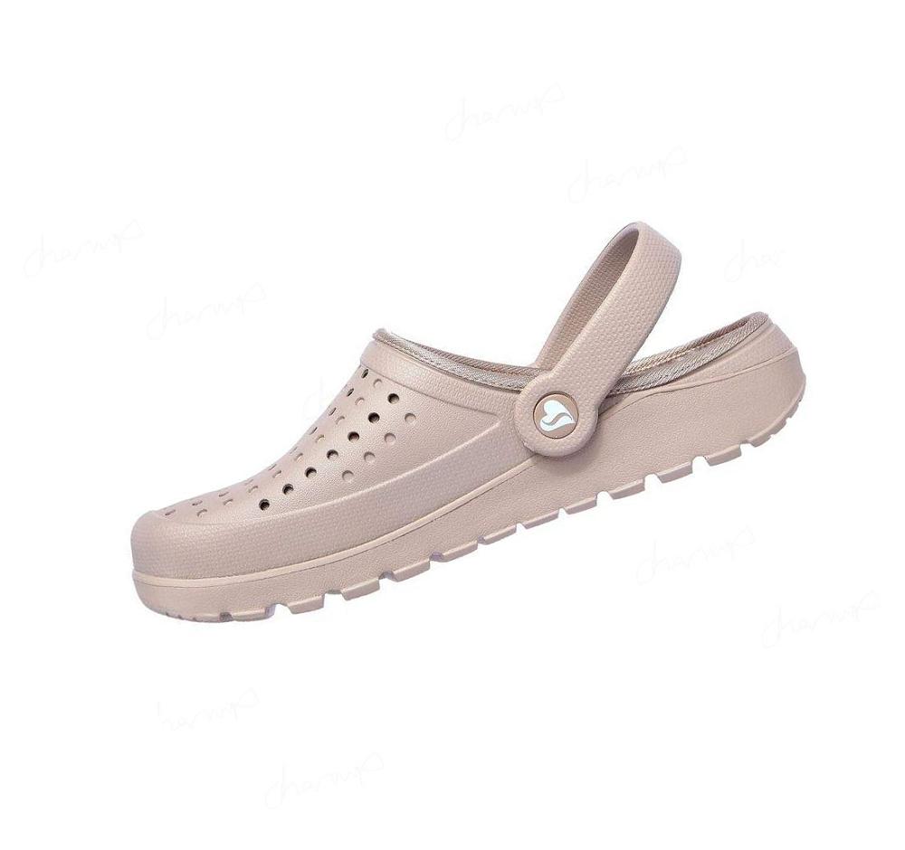 Zapatillas Sin Cordones Skechers Foamies: Footsteps Mujer Gris Marrones | I3A6R_AR