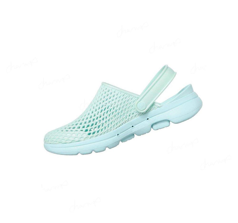 Zapatillas Sin Cordones Skechers Foamies: GOwalk 5 - Sea Scape Mujer Turquesa | I5A60_AR