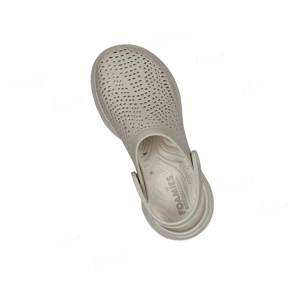 Zapatillas Sin Cordones Skechers Foamies: GOwalk 5 - Harmony Mujer Beige | I5T13_AR