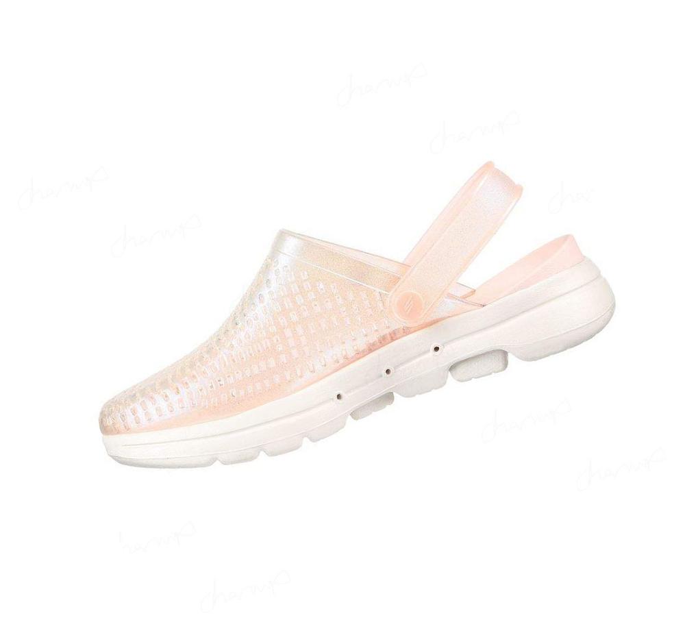 Zapatillas Sin Cordones Skechers Foamies: GO WALK 5 - Glowing Star Mujer Rosas Claro | I621X_AR