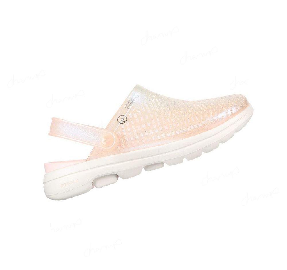 Zapatillas Sin Cordones Skechers Foamies: GO WALK 5 - Glowing Star Mujer Rosas Claro | I621X_AR