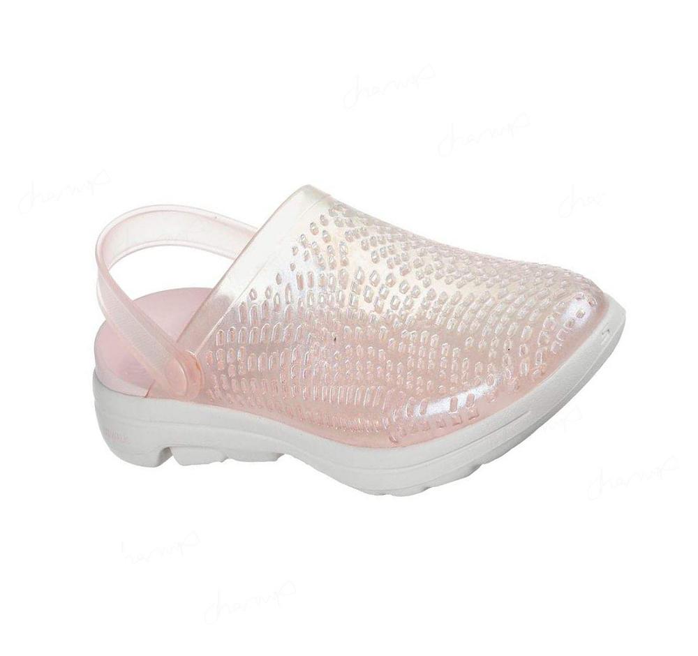 Zapatillas Sin Cordones Skechers Foamies: GO WALK 5 - Glowing Star Mujer Rosas Claro | I621X_AR