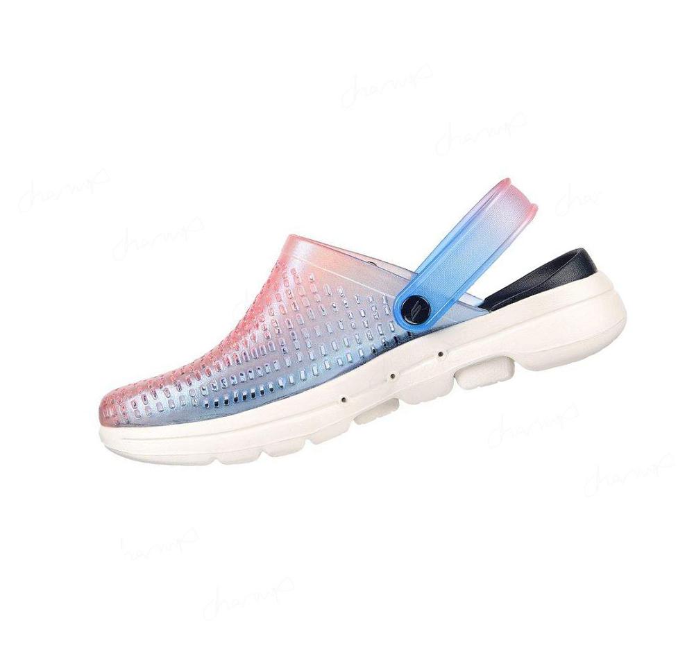 Zapatillas Sin Cordones Skechers Foamies: GO WALK 5 - Glowing Star Mujer Azul Marino Multicolor | I6A6L_AR