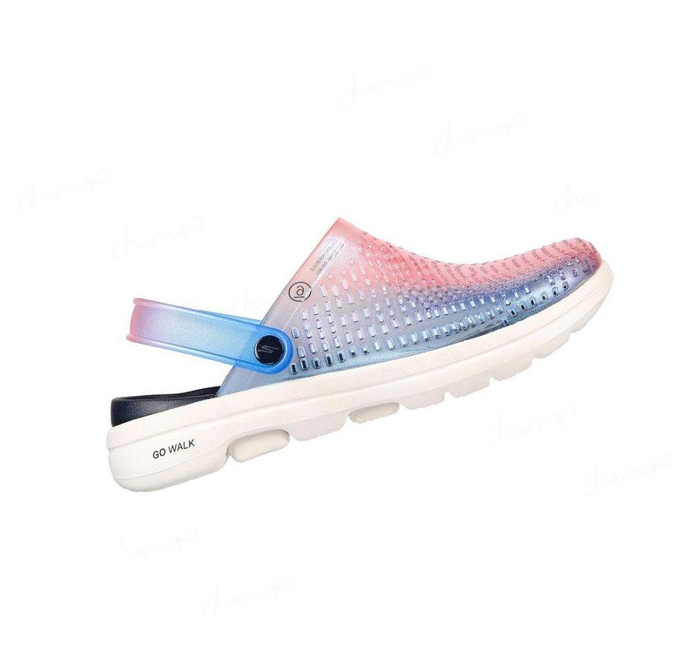 Zapatillas Sin Cordones Skechers Foamies: GO WALK 5 - Glowing Star Mujer Azul Marino Multicolor | I6A6L_AR